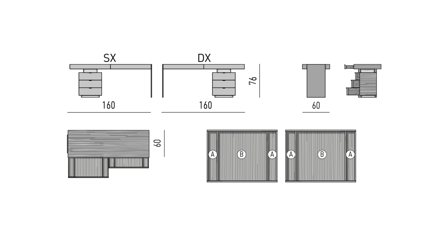 طاولة مكتب دلكت