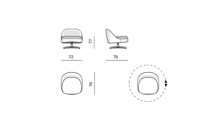 كرسي ناي ستيل
